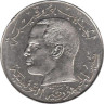  Тунис. 1/2 динара 1968 год. Хабиб Бургиба. 