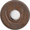  Британская Восточная Африка. 1 цент 1959 год. Отметка монетного двора: "H" - Хитон, Бирмингем. 