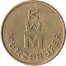  Германия (ФРГ). Парковочный жетон KWM Munzprufer. (17,5 мм) 