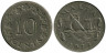  Мальта. 10 центов 1972 год. Парусник. 