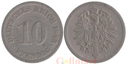 Германская империя. 10 пфеннигов 1889 год. (E)