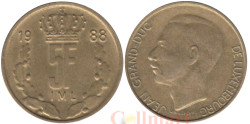 Люксембург. 5 франков 1988 год. Великий герцог Жан.