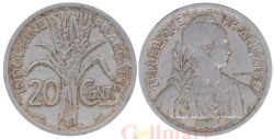 Французский Индокитай. 20 сантимов 1945 год. (без отметки монетного двора)