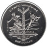  Сьерра-Леоне. 1 доллар 2010 год. XXI зимние Олимпийские Игры, Ванкувер 2010 - Спортсмены. 