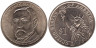  США. 1 доллар 2012 год. 23-й президент Бенджамин Гаррисон (1889–1893). (D) 