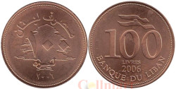 Ливан. 100 ливров 2006 год. Кедр ливанский.