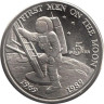  Маршалловы Острова. 5 долларов 1989 год. 20-летие высадки первого человека на Луну. 