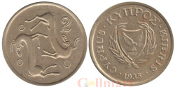 Кипр. 2 цента 1985 год. Козы.