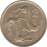 Кипр. 2 цента 1985 год. Козы. 