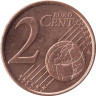  Бельгия. 2 евроцента 2013 год. Альберт II. 