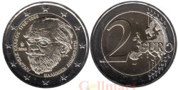 Греция. 2 евро 2019 год. 150 лет со дня смерти Андреаса Калвоса.