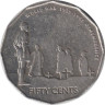  Австралия. 50 центов 2005 год. 60 лет со дня окончания Второй Мировой войны. 