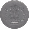  Индия. 1 рупия 2001 год. (° - Ноида) 