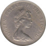  Джерси. 10 новых пенсов 1968 год. Герб. 