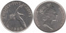  Бермудские острова. 25 центов 1986 год. Белохвостый фаэтон. 