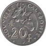  Новая Каледония. 20 франков 1996 год. Быки. 