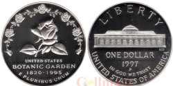 США. 1 доллар 1997 год. 175 лет Ботаническому саду.