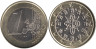  Португалия. 1 евро 2004 год. Королевская печать первого короля Португалии Афонсу I образца 1144 года. 