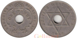 Британская Западная Африка. 1 пенни 1947 год. (SA)