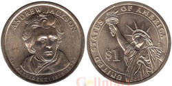 США. 1 доллар 2008 год. 7-й Президент США - Эндрю Джексон (1829-1837). (P)