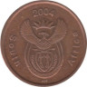  ЮАР. 5 центов 2004 год. Африканская красавка. 