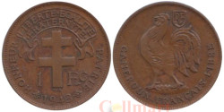 Камерун. 1 франк 1943 год. Петух.