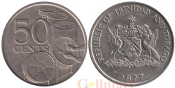 Тринидад и Тобаго. 50 центов 1977 год. Барабаны.