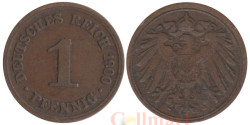 Германская империя. 1 пфенниг 1900 год. (D)