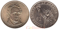 США. 1 доллар 2010 год. 15-й президент Джеймс Бьюкенен (1857-1861). (D)