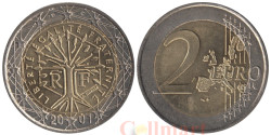 Франция. 2 евро 2001 год.