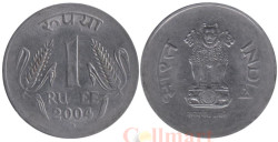Индия. 1 рупия 2004 год. (♦ - Мумбаи)