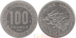 Габон. 100 франков 1984 год. Антилопы.