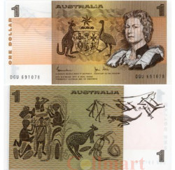 Бона. Австралия 1 доллар 1983 год. Королева Елизавета II. (Пресс)