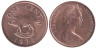  Бермудские острова. 1 цент 1971 год. Кабан. 