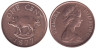  Бермудские острова. 1 цент 1977 год. Кабан. 