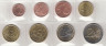  Люксембург. Набор монет евро 2024 год. (8 штук) 