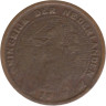 Нидерланды. 1/2 цента 1906 год. Герб. 