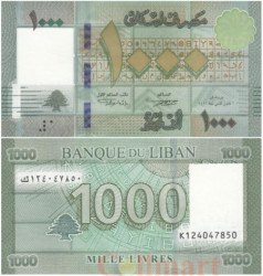 Бона. Ливан 1000 ливров 2016 год. Развитие алфавита. (Пресс)