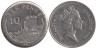  Гибралтар. 10 пенсов 1994 год. Мавританский замок. 