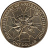  Австралия. 1 доллар 2009 год. 60 лет Австралийскому гражданству.  (S - Сидней)  