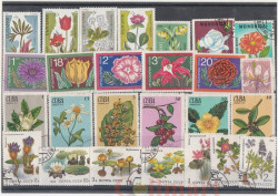 Набор марок. Цветы. 26 марок + планшетка. № 290
