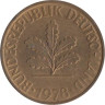  ФРГ. 10 пфеннигов 1978 год. (F) 
