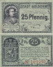  Бона. Германия. Гельдерн 25 пфеннигов 1920 год. Нотгельд. (VF) 