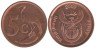  ЮАР. 5 центов 2009 год. Африканская красавка. 