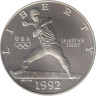 США. 1 доллар 1992 год. XXV летние Олимпийские Игры, Барселона 1992. (D) 