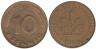  ФРГ. 10 пфеннигов 1983 год. (F) 
