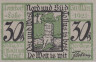  Бона. Германия. Тондорф-Лохе 30 пфеннигов 1921 год. Нотгельд. (XF) 