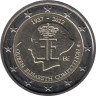  Бельгия. 2 евро 2012 год. 75 лет музыкальному конкурсу имени королевы Елизаветы. 