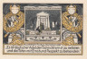  Бона. Германия. Эшерсхаузен 1 марка 1921 год. Немецкий писатель-реалист Вильгельм Раабе. Нотгельд. (XF) 