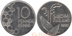 Финляндия. 10 пенни 1993 год. Ландыш.
